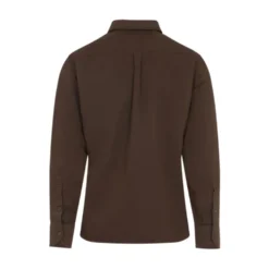 Cotton Linen Drill Military Shirt