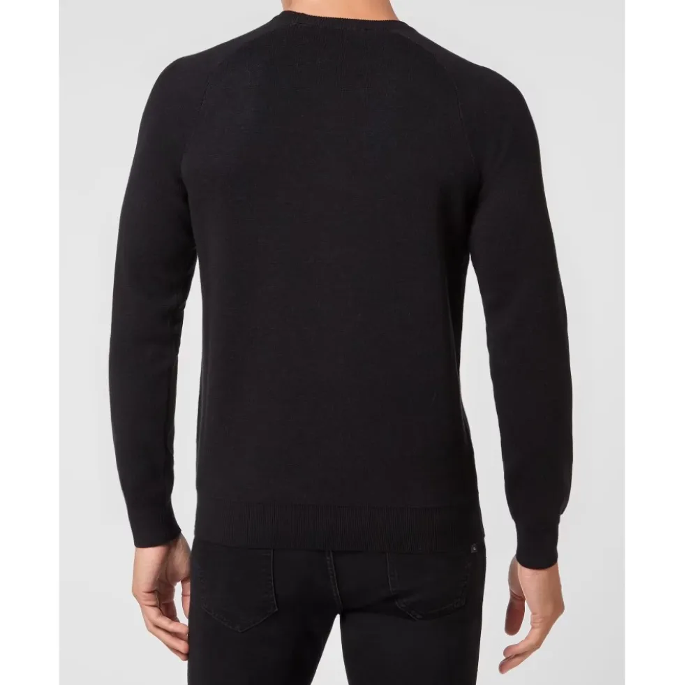 Cotton Pullover Round Neck LS