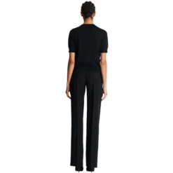 Couture tofarvet strikbluse