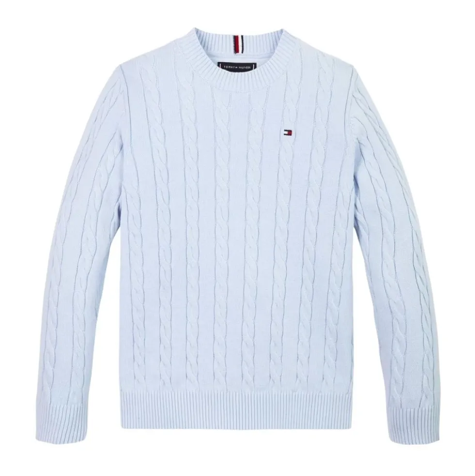 Crew Neck Kabelstrik