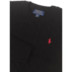Crew Neck Kabelstrikket Sweater