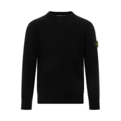 Crewneck Sweater med Lille Rullekant