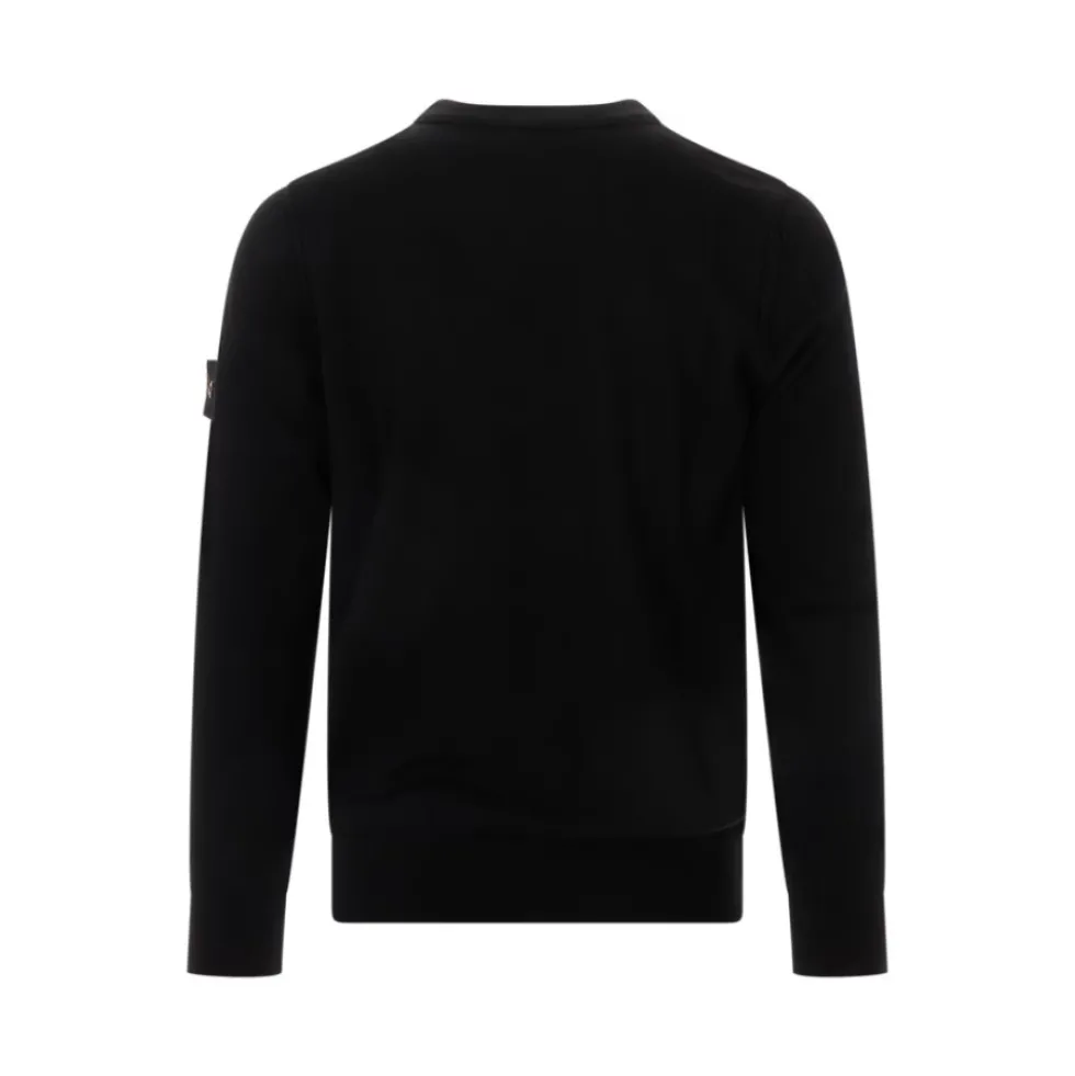 Crewneck Sweater med Lille Rullekant