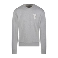 Crewneck Sweatshirt Classic Fit med ADC Strikket Patch