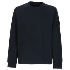 Crewneck Sweatshirt med Logo Patch