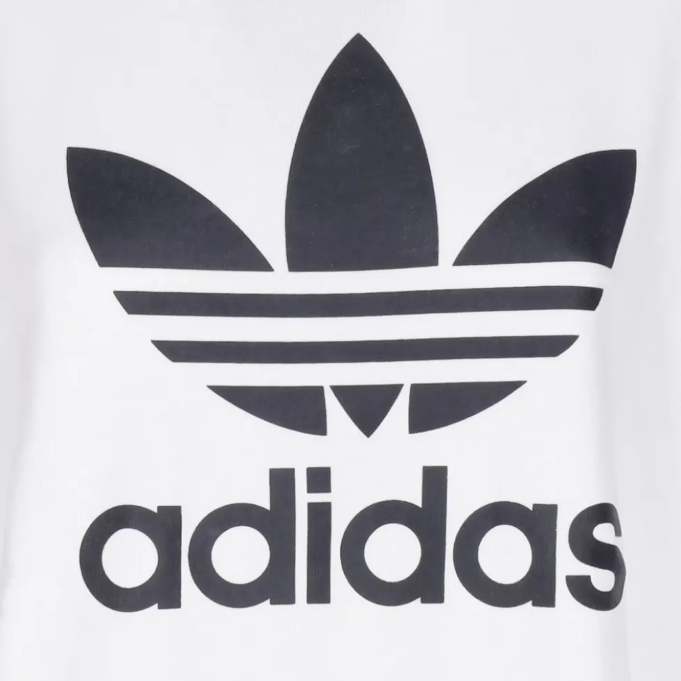 Crewneck Sweatshirt med Trefoil-logo