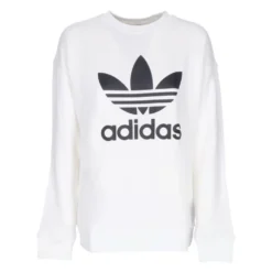 Crewneck Sweatshirt med Trefoil-logo