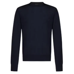 Crew-neck Uld Sweater