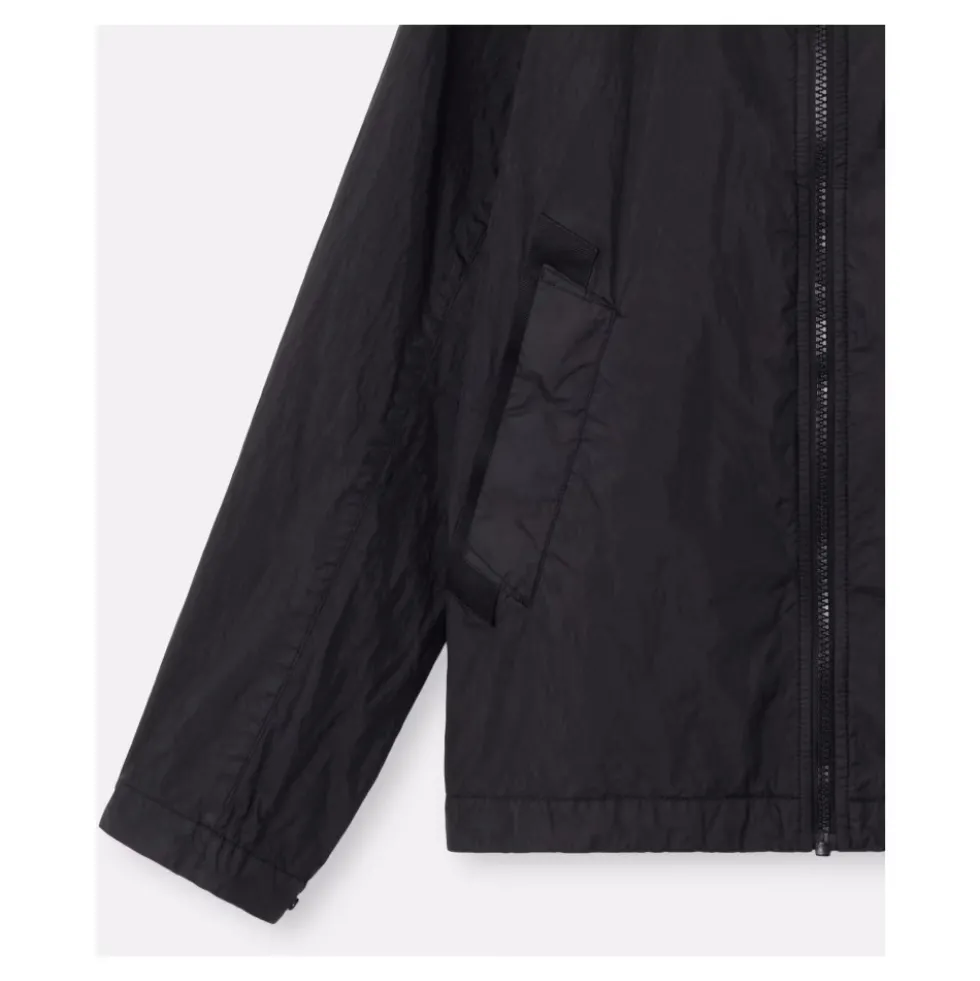 Crinkle Reps Hooded Jacket