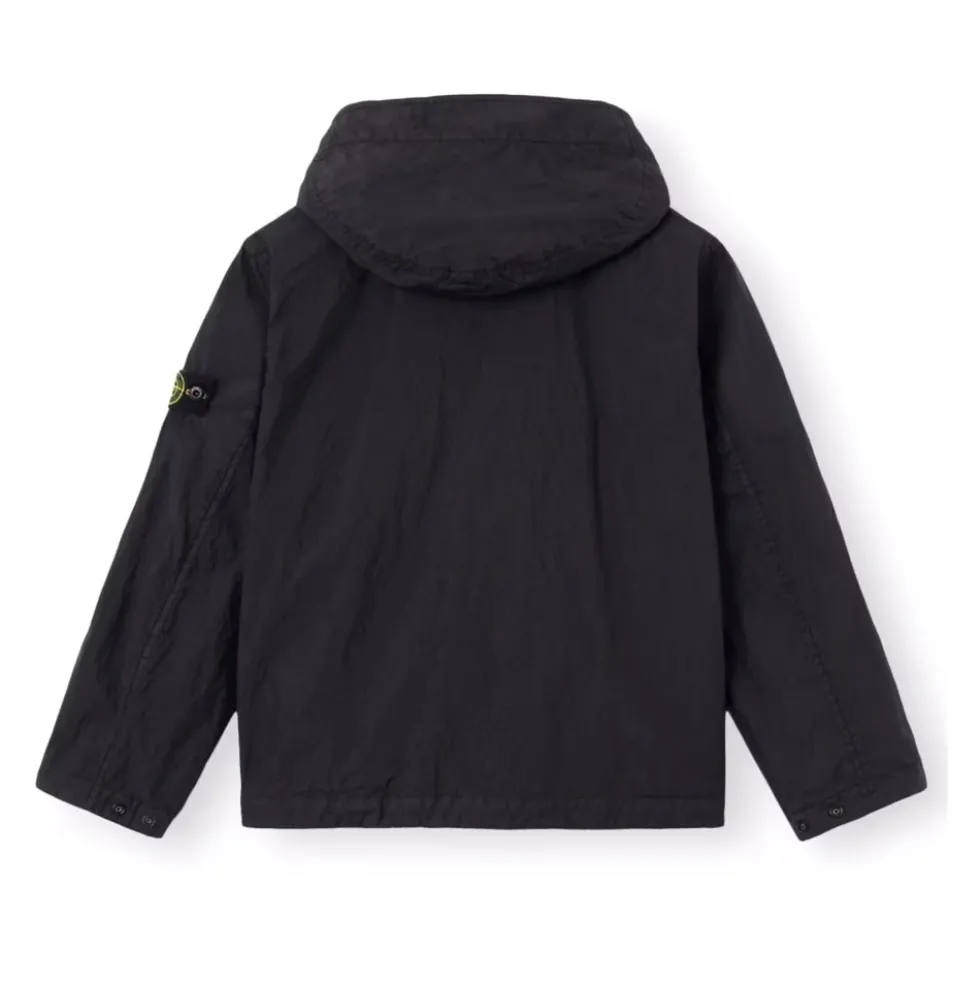 Crinkle Reps Hooded Jacket