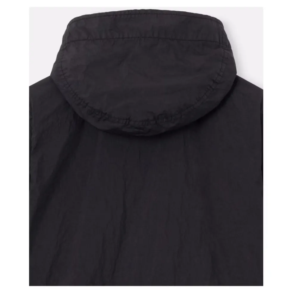 Crinkle Reps Hooded Jacket