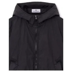 Crinkle Reps Hooded Jacket