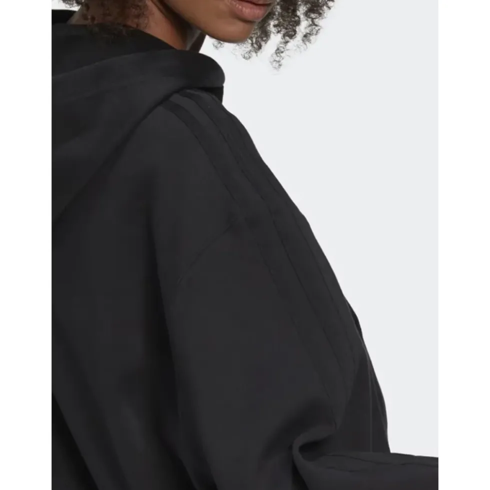 Cropped Hoodie med blonde detaljer
