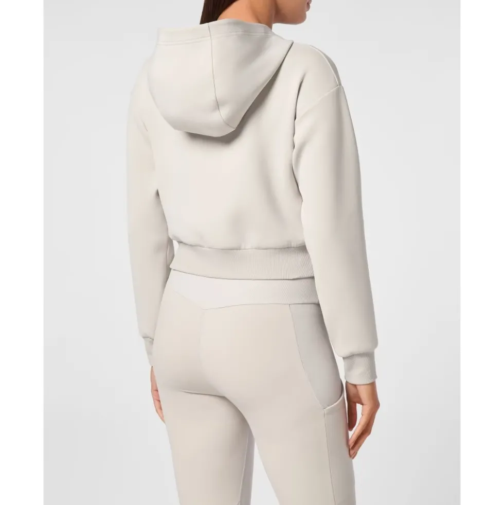 Cropped Hoodie Sweatshirt