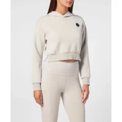 Cropped Hoodie Sweatshirt