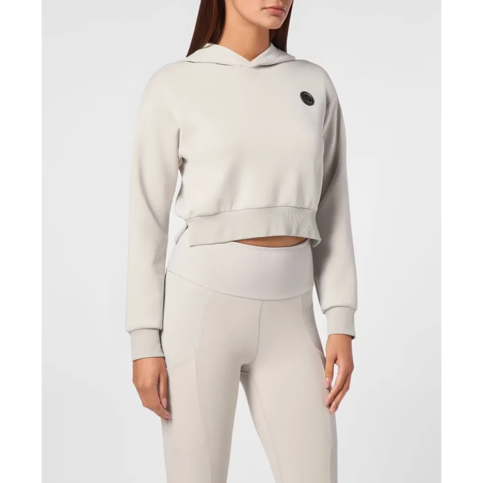 Cropped Hoodie Sweatshirt