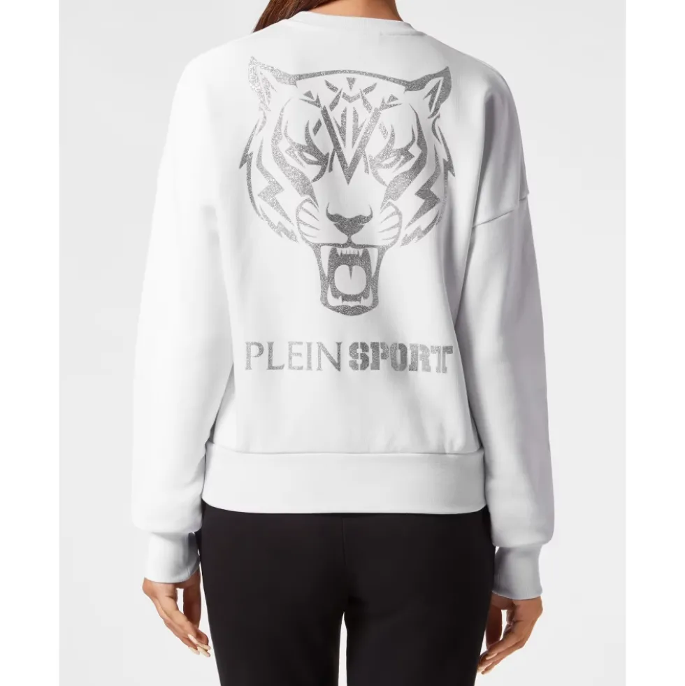 Cropped Sweatshirt LS Glitter