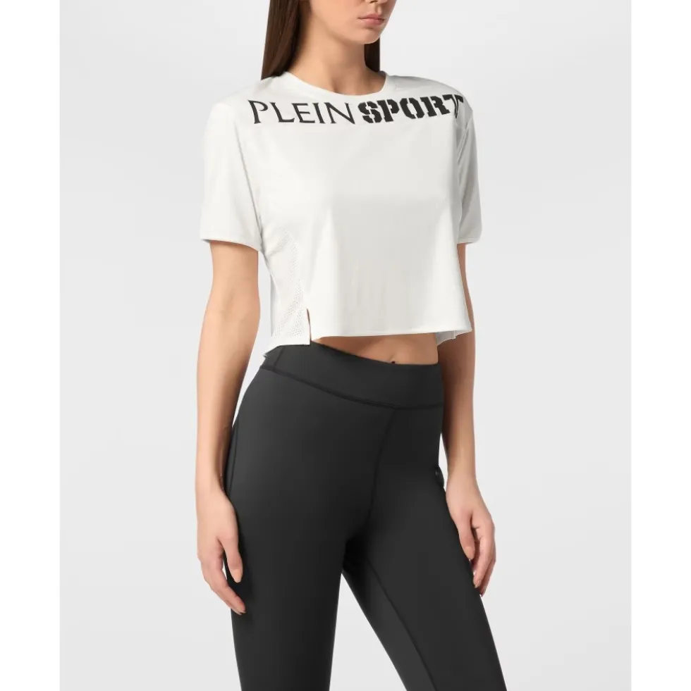 Cropped T-shirt Round Neck SS