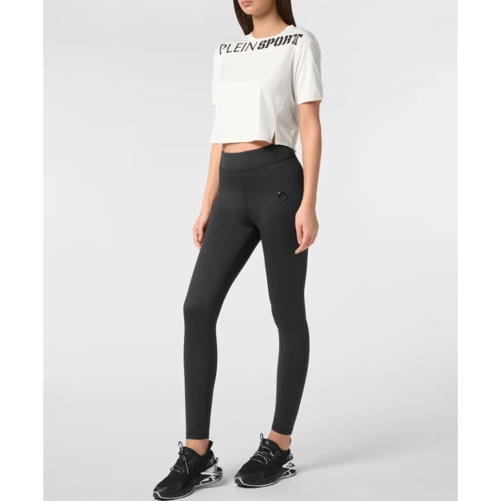 Cropped T-shirt Round Neck SS