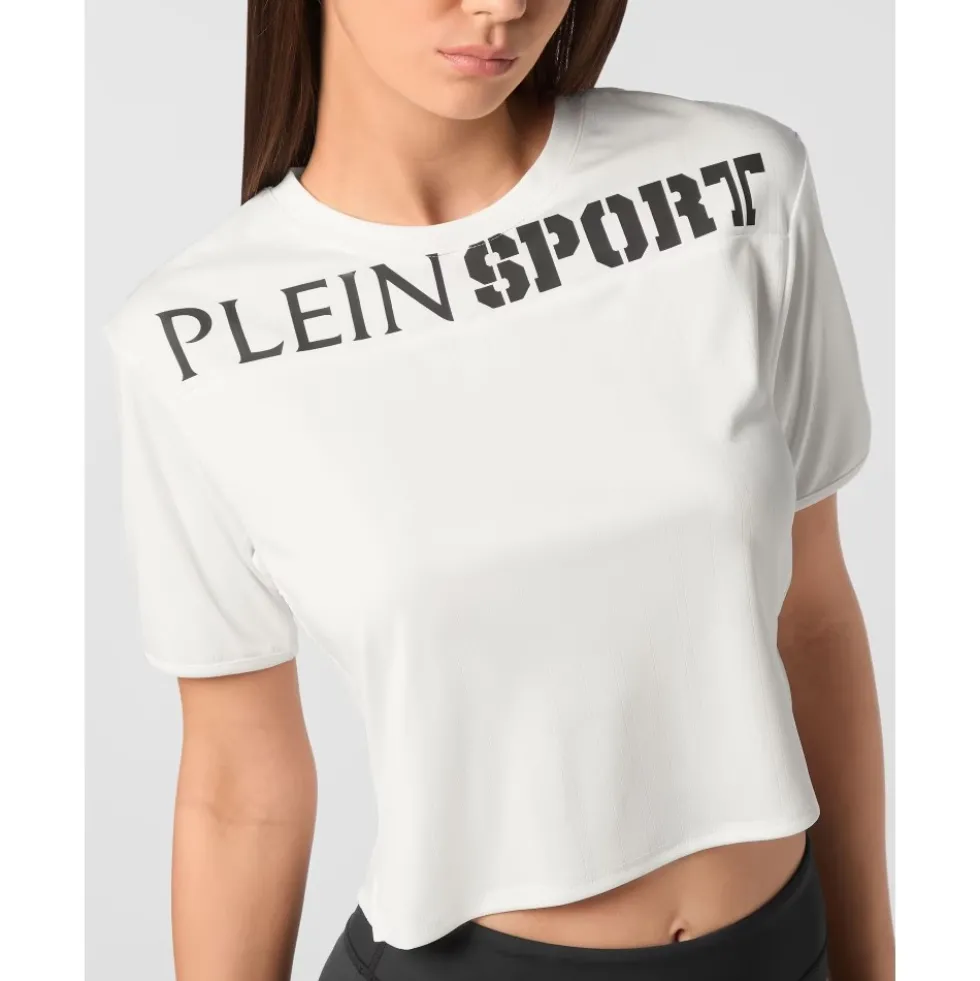 Cropped T-shirt Round Neck SS
