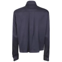 Cropped Tuxedo Skjorte
