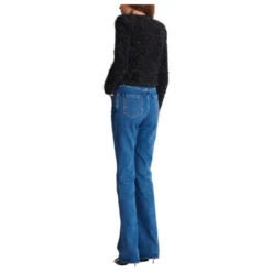 Cropped tweed jakke