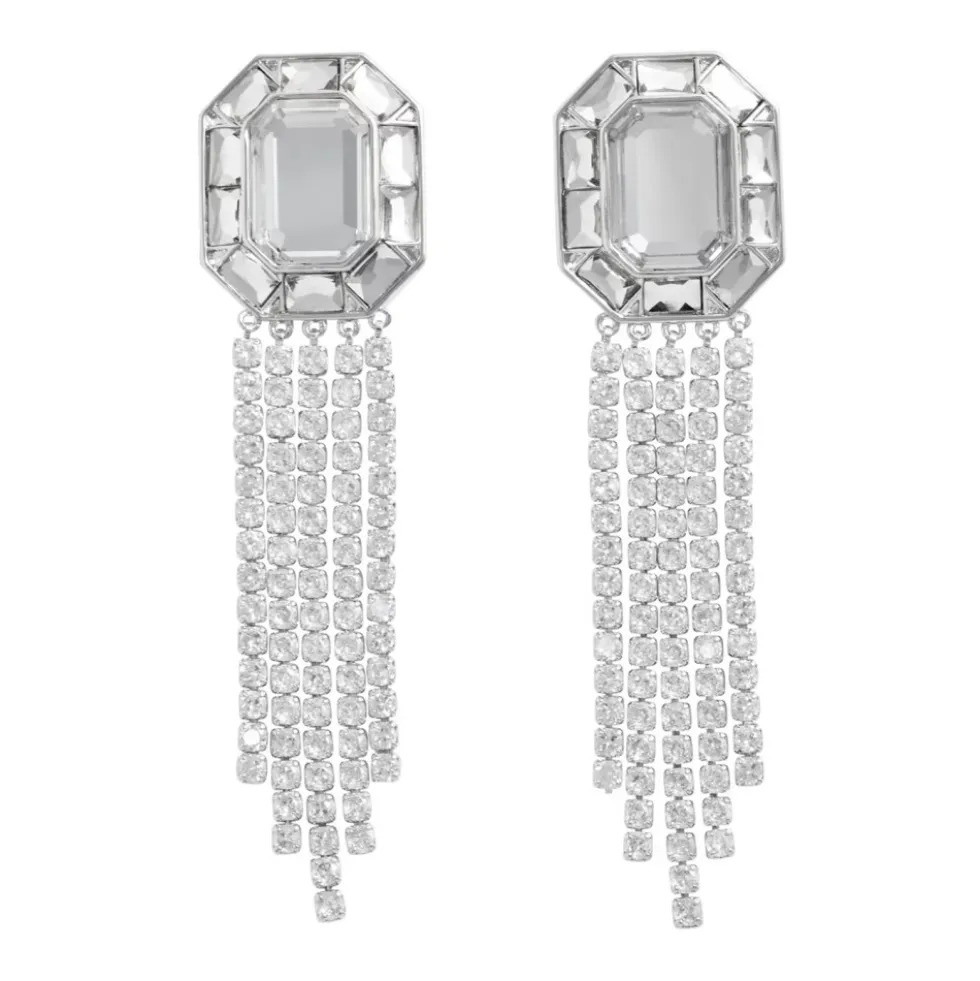 Crystal Droplet Earrings