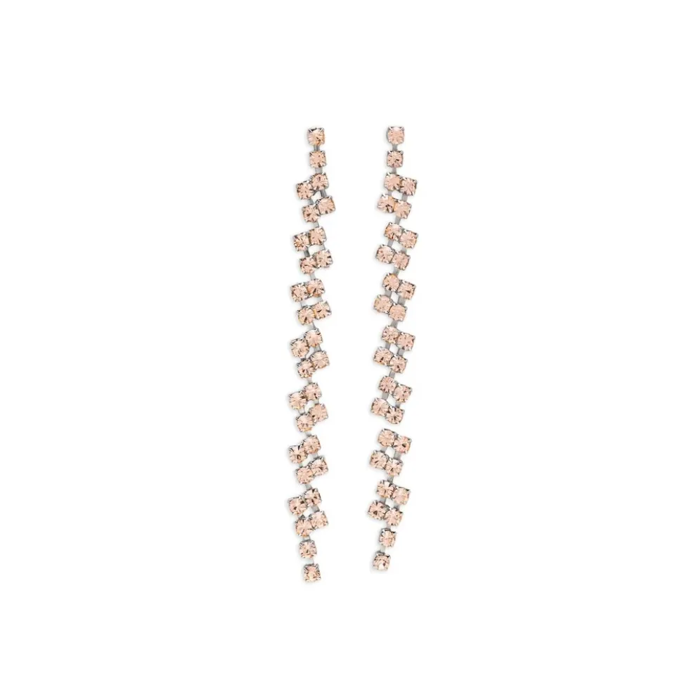 Crystal-embellished Drop Earrings