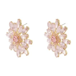 Crystal Flower Earrings