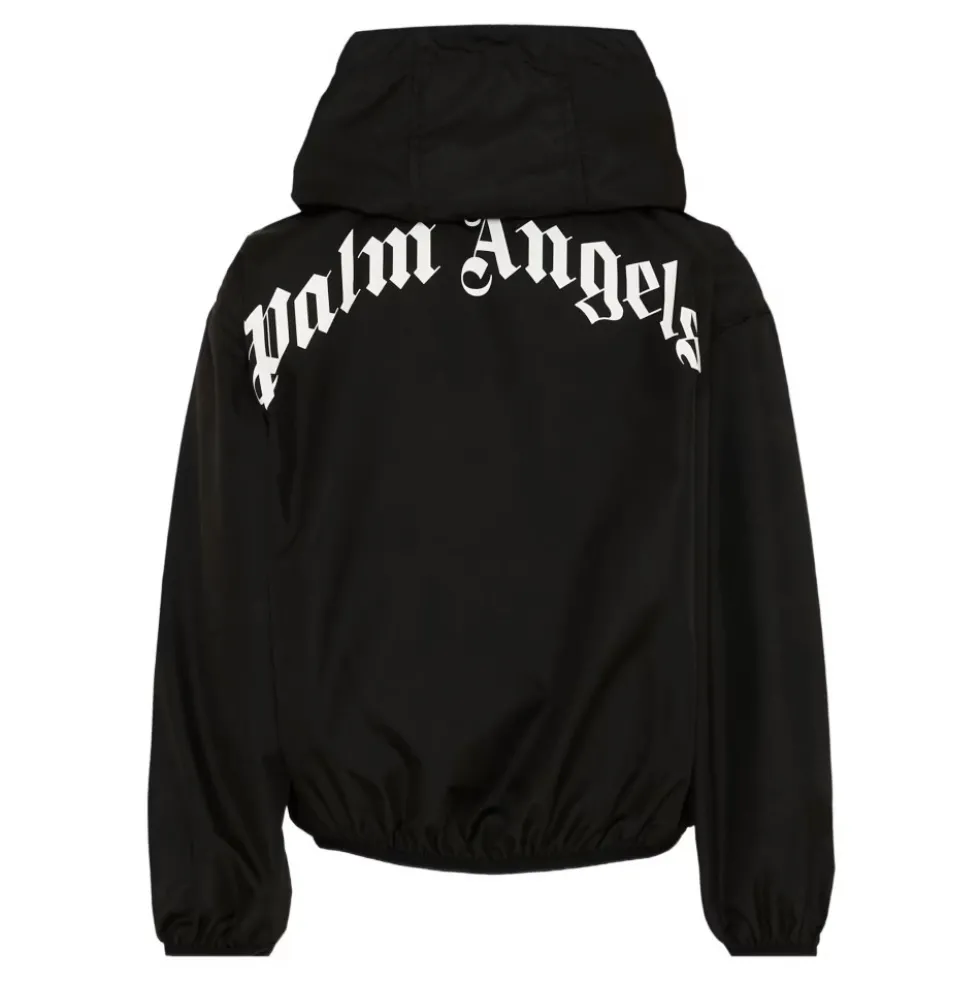 Curved Logo Windbreaker Jakke