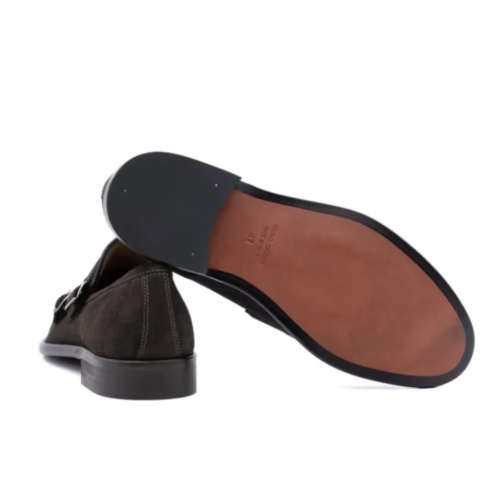 23070-C-VS3.EBONY Loafer med dobbeltspænde