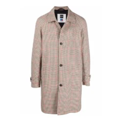 Dejam Houndstooth Coat Knaplukning Logo
