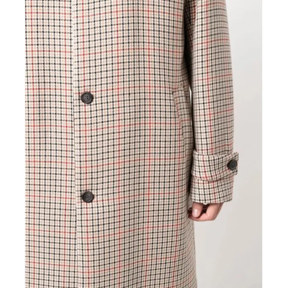 Dejam Houndstooth Coat Knaplukning Logo