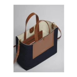 Denim Brun Skuldertaske