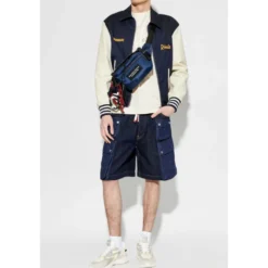 Denim Cargo Shorts