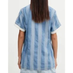 Denim Football Jersey