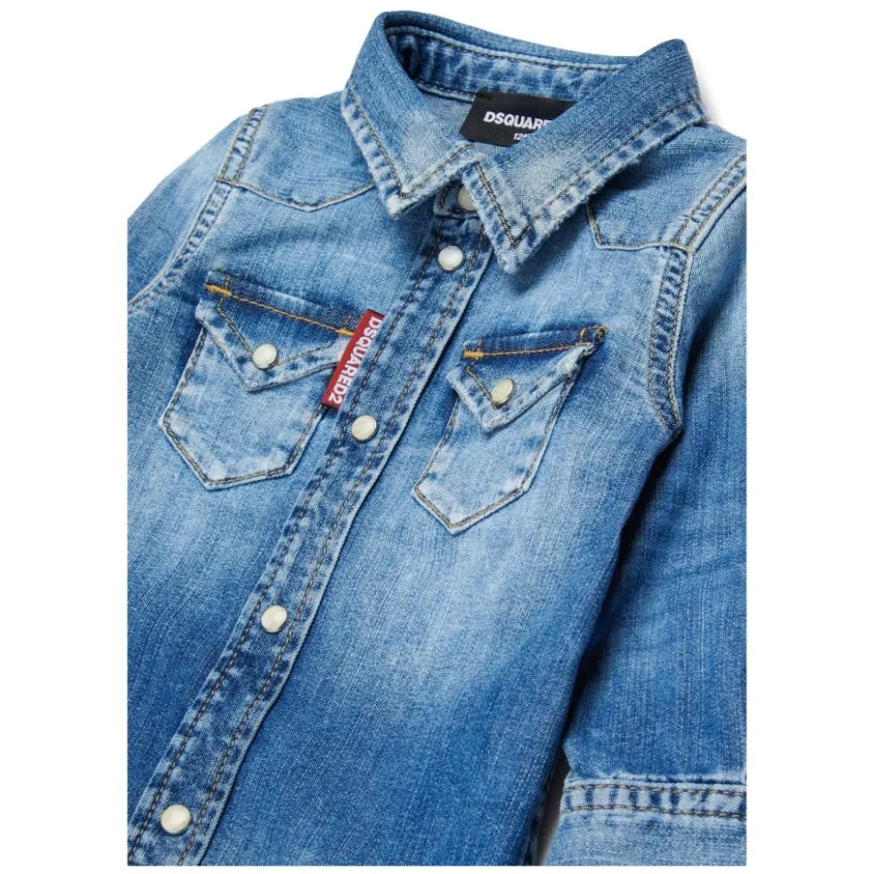 Denim Skjorte