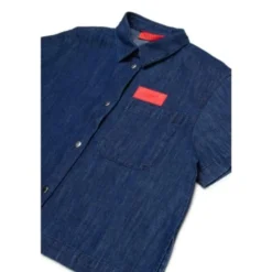 Denimskjorte med logo