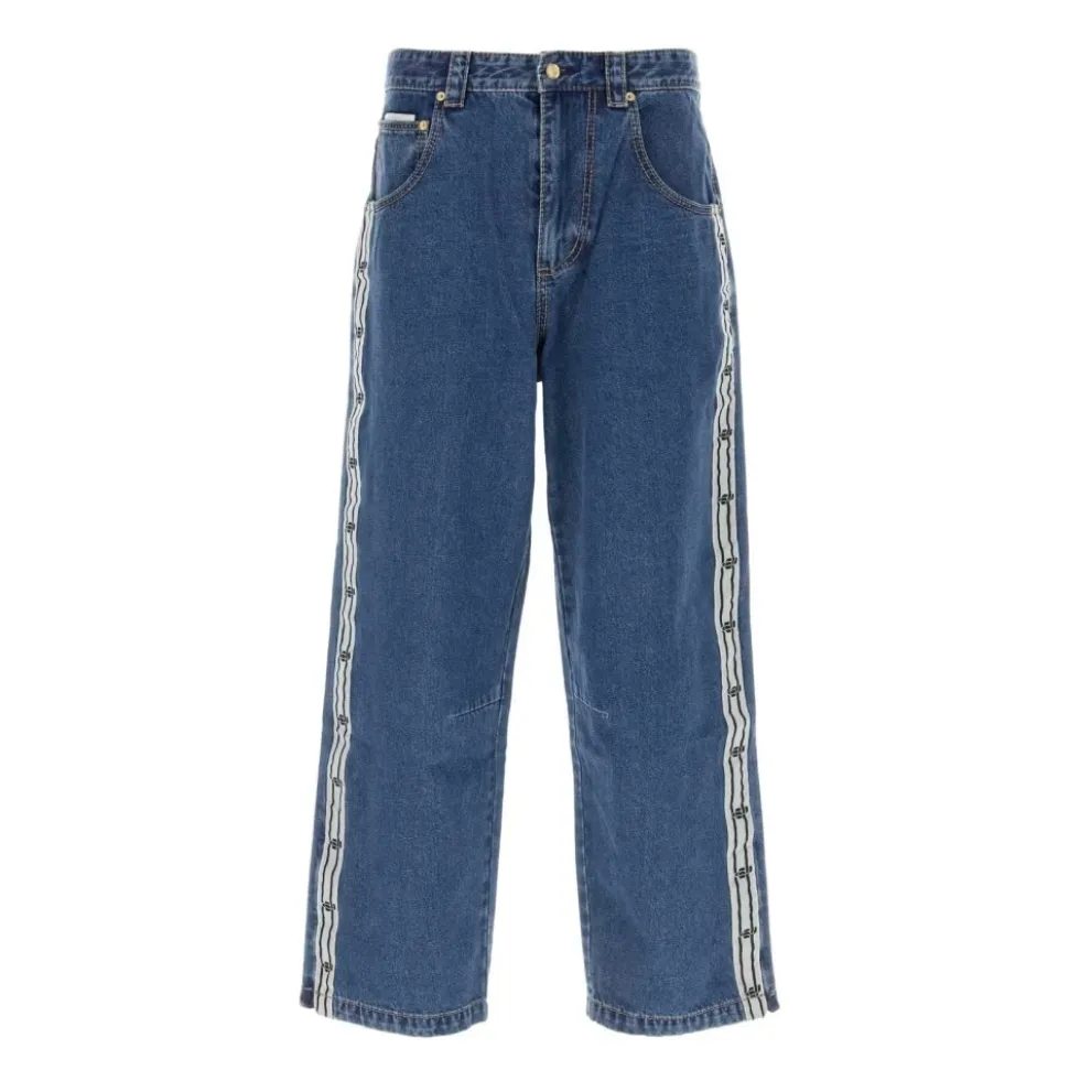 Denim Titan Wide-leg Jeans