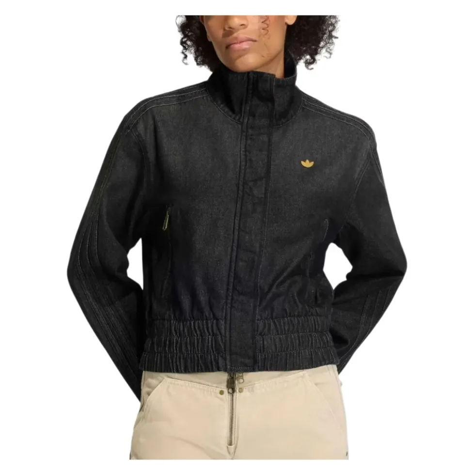 Denim Track Top