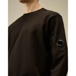 Diagonal Raised Fleece Crewneck Sweatshirt
