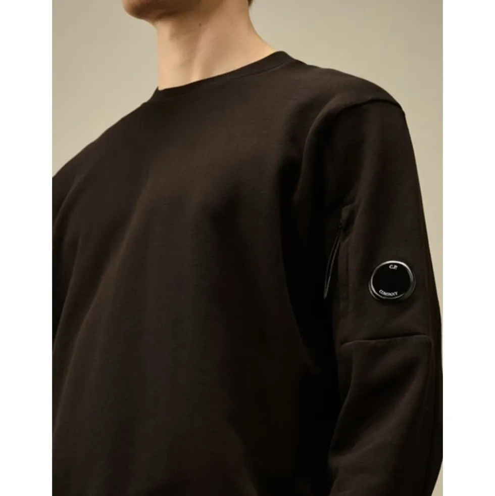 Diagonal Raised Fleece Crewneck Sweatshirt