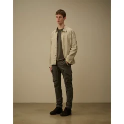 Diagonal Raised Fleece Crewneck Lens Sweatshirt