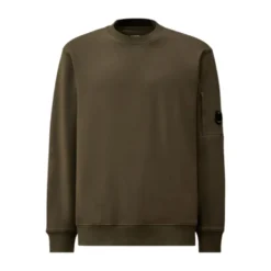 Diagonal Raised Fleece Crewneck Lens Sweatshirt