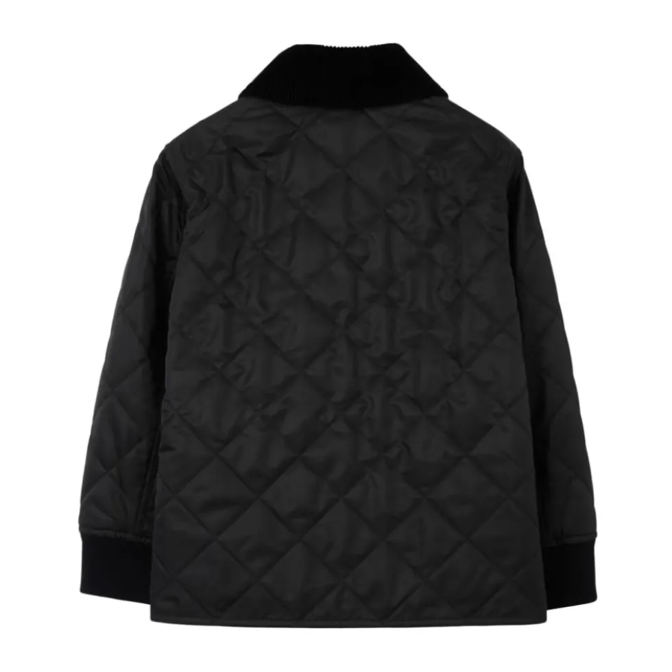 Diamond-Quilted Jakke