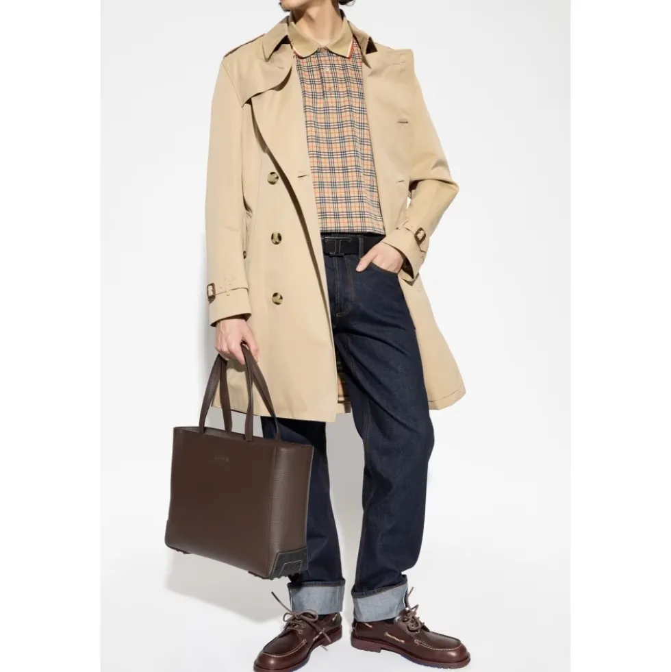 Double-breasted Kensington Trenchcoat med Bælte