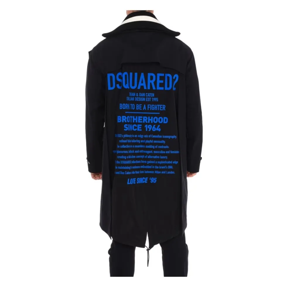 Double Layer Trench Coat