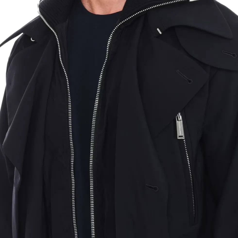 Double Layer Trench Coat