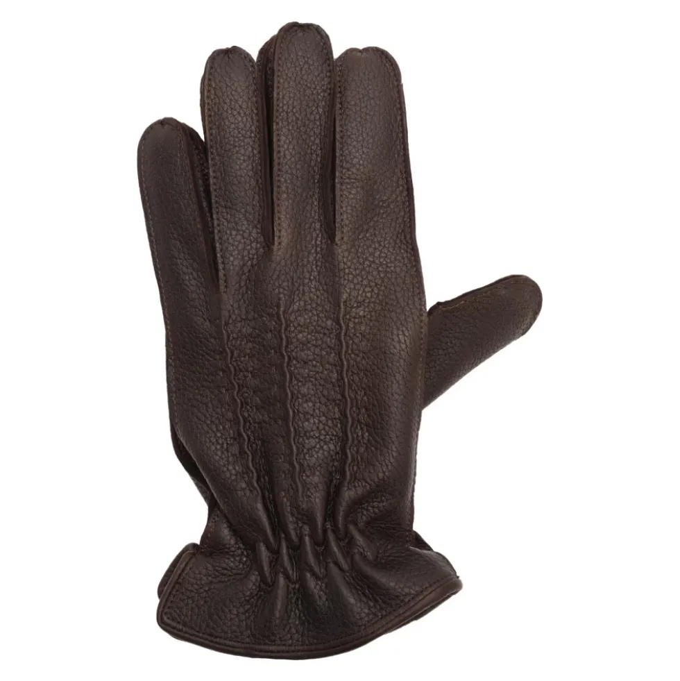 Drummed Leather Gloves