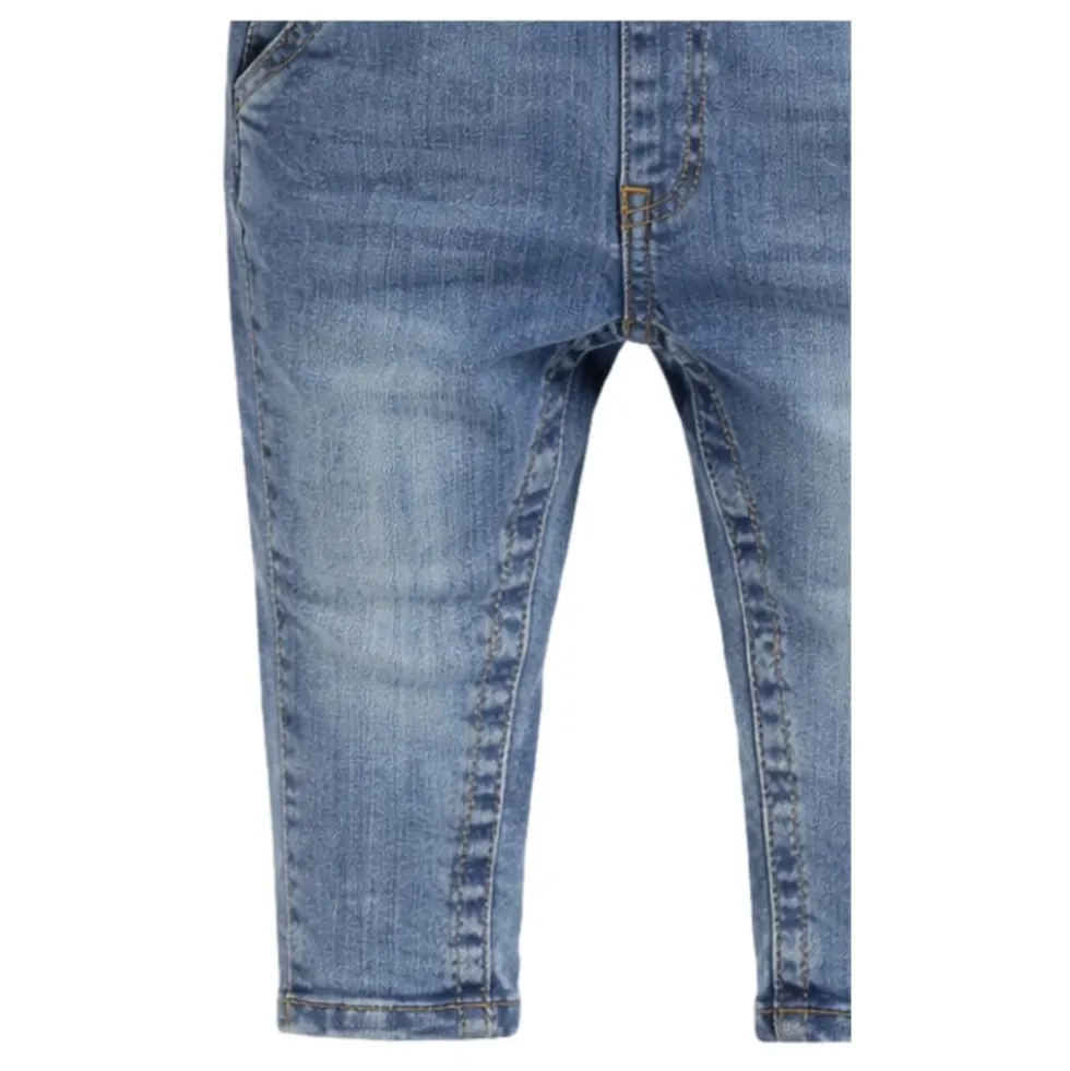 Dungaree Sæt + Kortærmet T-shirt